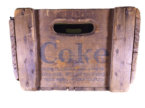 Coca cola coke wooden - wooden, crate